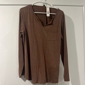 LaiShen tunic in brown